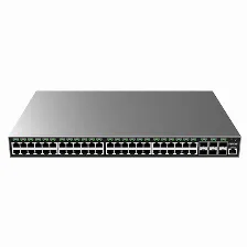 Switch Grandstream Gwn7806p/ Switch Gigabit Poe+ Administrable / 48 Puertos 10/100/1000 Mbps + 6 Puertos Sfp+ / Hasta 400w / Compatible Con Gwn Cloud.