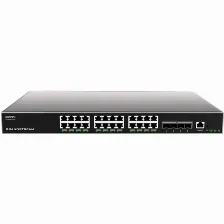 Switch Grandstream Gwn7813/ Switch Capa 3 Administrable / 24 Puertos 10/100/1000 Mbps + 4 Puertos Sfp+ De 10 Gigabits / Compatible Con Gwn Cloud.
