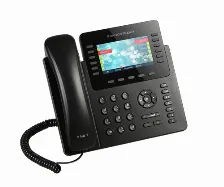 Telfono Ip Color Gigabit Para 12 Lneas 6 Cuentas Sip Audio Hd Bluetooth 24 Teclas Programables Poe Y Fuente De Alimentacion Incluida