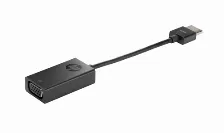 Adaptador De Video Hp, Hdmi A Vga (d-sub), 0.045 M, Negro