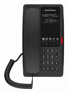 Teléfono Ip Fanvil H4w Terminal Con Conexión Por Cable, Poe, 2 Líneas, Negro