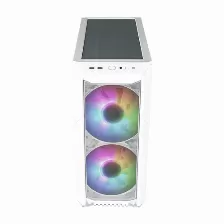 Gabinete Cooler Master Haf 500 Midi Tower Con Ventana, 3x Vent. Argb, Blanco