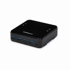 Switch Conmutador Usb 3.0 4x4 Para Compartir Dispositivos Perifericos - Startech.com Mod. Hbs304a24a