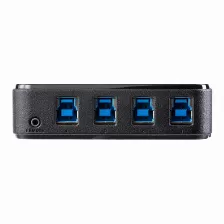 Switch Conmutador Usb 3.0 4x4 Para Compartir Dispositivos Perifericos - Startech.com Mod. Hbs304a24a