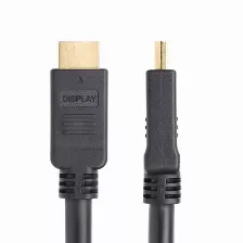 Cable Hdmi Startech.com V. 2.0, 15 M, 18 Gbit/s, 1080p, 1440p, 2560p, Negro