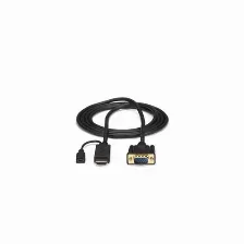 Adaptador Vídeo Startech.com Vga (d-sub) A Hdmi + Micro Usb, 3 M, Negro
