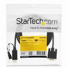Adaptador Vídeo Startech.com Vga (d-sub) A Hdmi + Micro Usb, 3 M, Negro