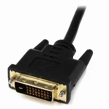 Adaptador Startech (hddvifm8in) De 20cm Hdmi A Dvi - Dvi-d Macho - Hdmi Hembra Color Negro