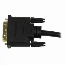 Adaptador Startech (hddvifm8in) De 20cm Hdmi A Dvi - Dvi-d Macho - Hdmi Hembra Color Negro