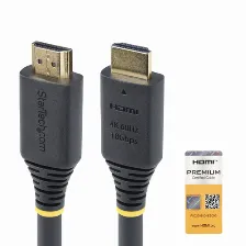 Cable Hdmi Startech.com Hdmi2-cable-4k60-10m V. 2.0, Canal Ethernet, 10 M, 18 Gbit/s, 1080p, 1440p, 2160p, Negro