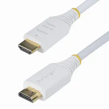 Cable Hdmi Startech.com V. 2.0, Canal Ethernet, 3 M, 18 Gbit/s, 1080p, 1440p, 2160p, Blanco