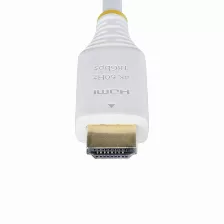 Cable Hdmi Startech.com Hdmi2-cable-4k60-6fw V. 2.0, Canal Ethernet, 1.8 M, 18 Gbit/s, 1080p, 1440p, 2160p, Blanco