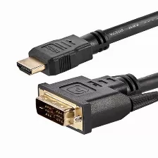 Cable Adaptador Startech Conversor Hdmi A Dvi-d De 1,8m Negro (hdmidvimm6)