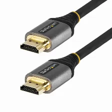 Cable Hdmi Startech.com Hdmm21v4m V. 2.1, 4 M, 48 Gbit/s, Negro, Gris