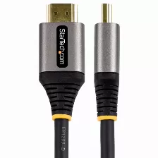 Cable Hdmi Startech.com V. 2.1, 0.5 M, 48 Gbit/s, Negro, Gris