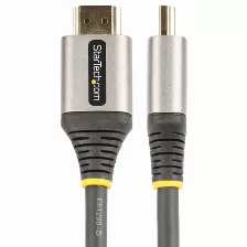 Cable Hdmi Startech.com V. 2.0b, Canal Ethernet, 0.5 M, Negro, Gris