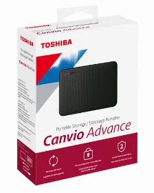 Disco Duro Externo Toshiba Canvio Advance 2 Tb, Micro-usb B 2.0/3.2 Gen 1 (3.1 Gen 1), Blanco