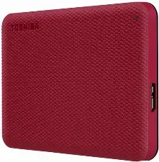 Disco Duro Externo Toshiba Canvio Advance 4 Tb, Micro-usb B 2.0/3.2 Gen 1 (3.1 Gen 1), Rojo