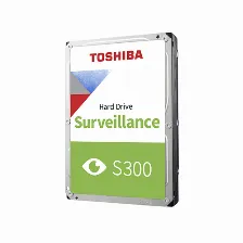 Disco Duro Toshiba S300 Surveillance 2tb, Sata Iii, 5400rpm, Cache 128mb, 3.5 Pulgadas, Videovigilancia