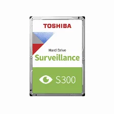 Disco Duro Toshiba S300 Surveillance 4tb, Sata Iii, 5400rpm, Cache 128mb, 3.5 Pulgadas, Videovigilancia