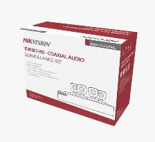 Kit De Vigilancia Hikvision Cctv, Dvr 4 Canales, 4 Camaras Con Microfono, 5mp, Ip67, Con Accesorios