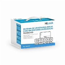 Kit De Vigilancia Hilook Cctv, Dvr 4 Canales Lite, 4 Camaras Bala Con Microfono