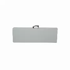 Banca Plegable Modamob, 183x30x44cm, Base 4.8cm, Tubo, 22x1.0mm, Color Blanco