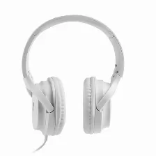 Diadema Vorago Hp-301 Blanco, Alta Definicion, Super Bass, Manos Libres, Cable Plano 1.20m, 3.5mm, Hp-301-wh