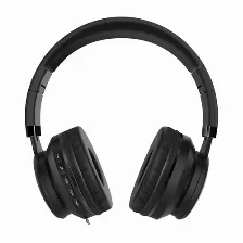 Diadema Bluetooth Vorago 201-led, Bluetooth, Bateria Recargable, Plug 3.5mm, Plegables, Negro