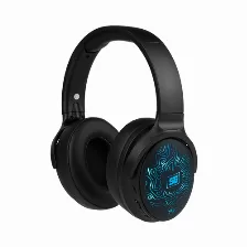 Diadema Vorago Inalambrica Hpb-401-led, Plegables, Bt 5.3, Usb-c, Luz Led