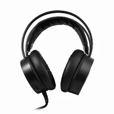 Diadema Gamer Vorago Hs-502, Super Bass, Microfono, Control, Rgb, 2x Plug 3.5mm + Usb, Negro