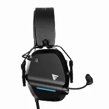 Diadema Gaming Game Factor Hsg550, Usb, 7.1 Canales, Ajustable, Negro