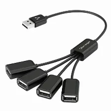 Hub Vorago Hu-101, 4x Usb, 1m
