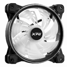 Ventilador Xpg Hurricane 120 Argb Pwm, 120 Mm, 2000 Rpm Max, Led Azul, Verde, Rojo