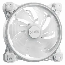 Ventilador Xpg Hurricane 120 Argb Pwm 12 Cm, 2000 Rpm, Led Multi, Blanco