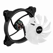 Ventilador Xpg Hurricane140argbpwm-bkcww, 140 Mm, 1800 Rpm Max, Led Azul, Verde, Rojo