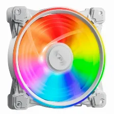 Ventilador Xpg Hurricane140argbpwm Blanco, 140 Mm, 1800 Rpm Max, Led Azul, Verde, Rojo