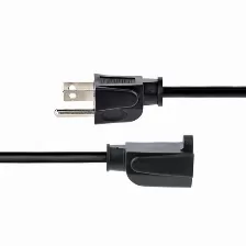 Cables De Poder Startech.com Macho, Hembra 125 V, 4.5 M, Negro