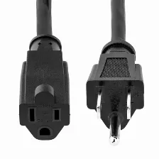Cables De Poder Startech.com Macho, Hembra 125 V, 4.5 M, Negro