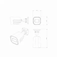 Cámara Ip Provision-isr I2-320ipsn-28-v4 2 Mp, Bala (forma), Microsd, Interior Y Exterior, Ip67, Blanco
