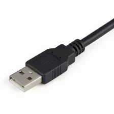 Adaptador Startech.com Db-9 A Usb 2.0 A, Negro