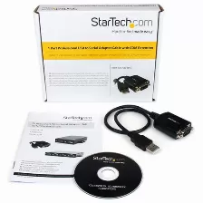 Adaptador Startech.com Db-9 A Usb 2.0 A, Negro