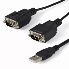 Cable Serial Startech.com 2.1 M, Usb 2.0 A A 2 X Db-9, Macho- Macho