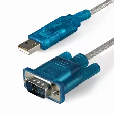 Adaptador Startech.com Db-9 A Usb 2.0 A, Azul, Transparente
