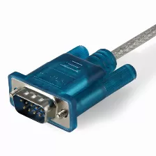Adaptador Startech.com Db-9 A Usb 2.0 A, Azul, Transparente