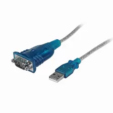 Cable Adaptador Usb A Serie Rs232 De 1 Puerto Serial Db9 - Macho A Macho, Conversor Compatible Con Windows 8 (icusb232v2)