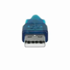 Cable Adaptador Usb A Serie Rs232 De 1 Puerto Serial Db9 - Macho A Macho, Conversor Compatible Con Windows 8 (icusb232v2)