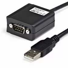 Adaptador Startech.com Db9 M A Usb-a Fm, Negro