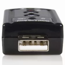 Tarjeta Audio Startech.com 7.1, Usb, Entrada Micrófono, Salida 3.5mm