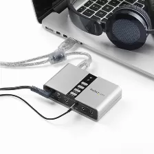 Tarjeta Audio Startech.com 7.1, Usb, Entrada Micrófono, Salida 3.5mm